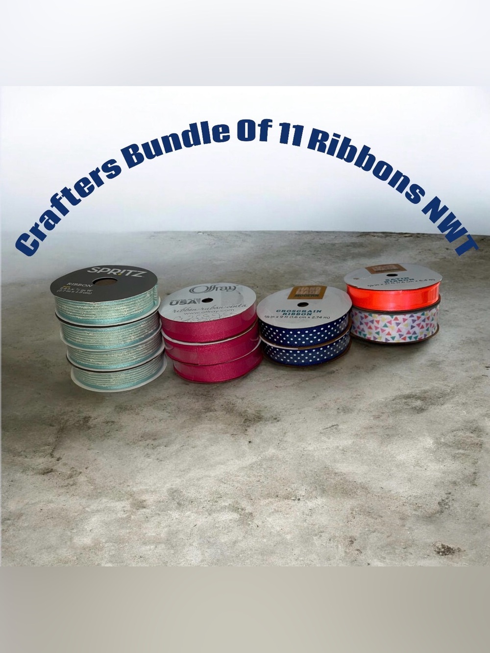Crafters Bundle Of 11 Ribbons 🎀 NWT